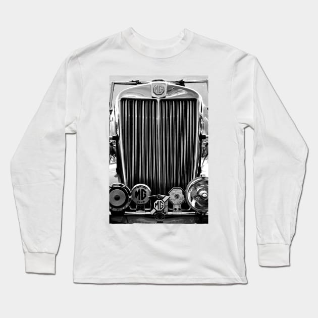 MG Classic Sports Motor Car Long Sleeve T-Shirt by Andy Evans Photos